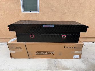 New weather guard tool box fits any full size truck size 71” long x 20” wide x 18.5” top asking $850