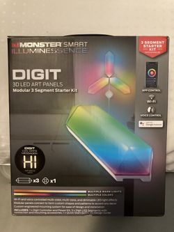 Smart Modular 3D LED Art Panels