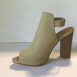 Thick wedge block heels women’s fashion tan cute black beige