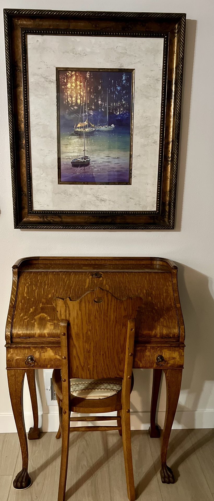 Antique secretary desk