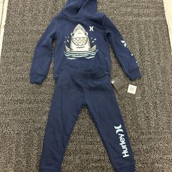 NWT HURLEY Baby/Toddler Boys Sweatsuit 2-PC Hoodie & Jogger Sets