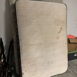 Free Mattress And Portable Frame 
