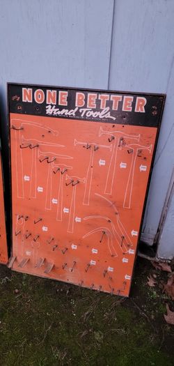 Vintage Tool Display Signs
