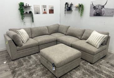 Cream Modular Sectional - Free Delivery