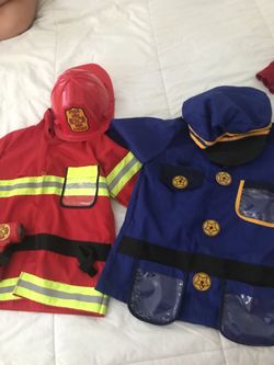 Police and firefighter costume