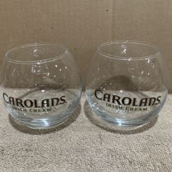 Carolans  Irish   Cream   Short  Glass   Set  Of   2  