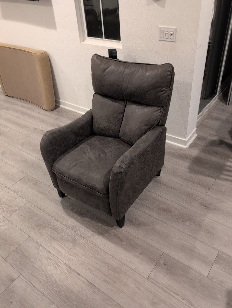 Grey Recliner 