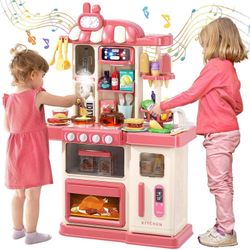 Brand New In Box 47PCS Kids Kitchen Playset with Sound & Light