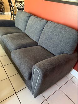Gray sleeper sofa