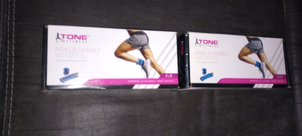 4 Pack of ankle/wrist weights 2lbs each