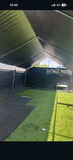 20x40 canopy with heavy duty tarp and all steel frame Carpa Nueva