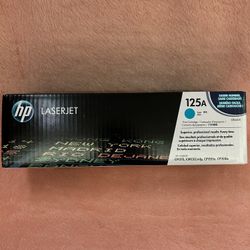HP 125A Cyan Original LaserJet Toner Cartridge, CB541A