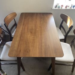 Armgart Walnut Dining Set