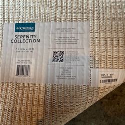 Gertmenian Serenity Collection Area Rug 7’10” x 10’ – Neutral Gray / Beige – Excellent Condition 