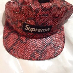 Supreme 2011 Snake Camp Cap Red