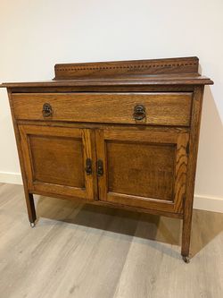 English Oak Antique Side Table