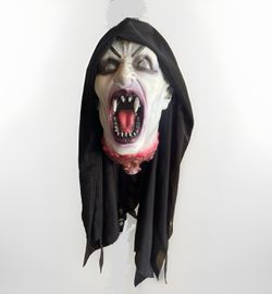 Halloween decoration scary zombie monster head