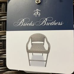 Outdoor Wicker Bar Stool