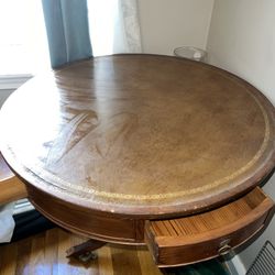 Antique Drum Table 