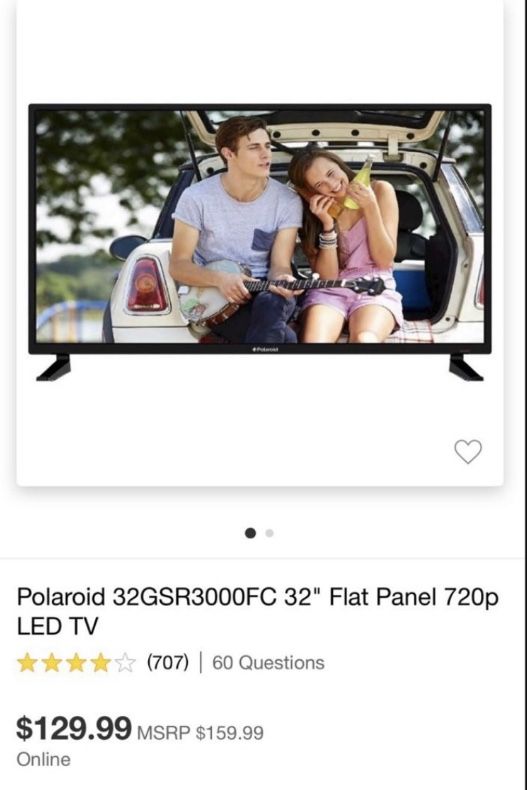 Polaroid Tv with Remote
