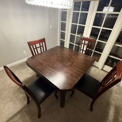 Convertible Wood Dining Table
