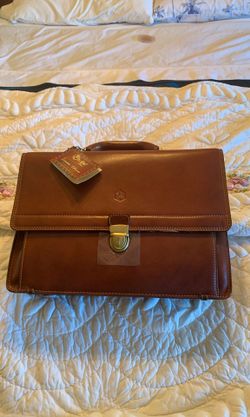 Inpell Línea Uomo Leather italian brief case New