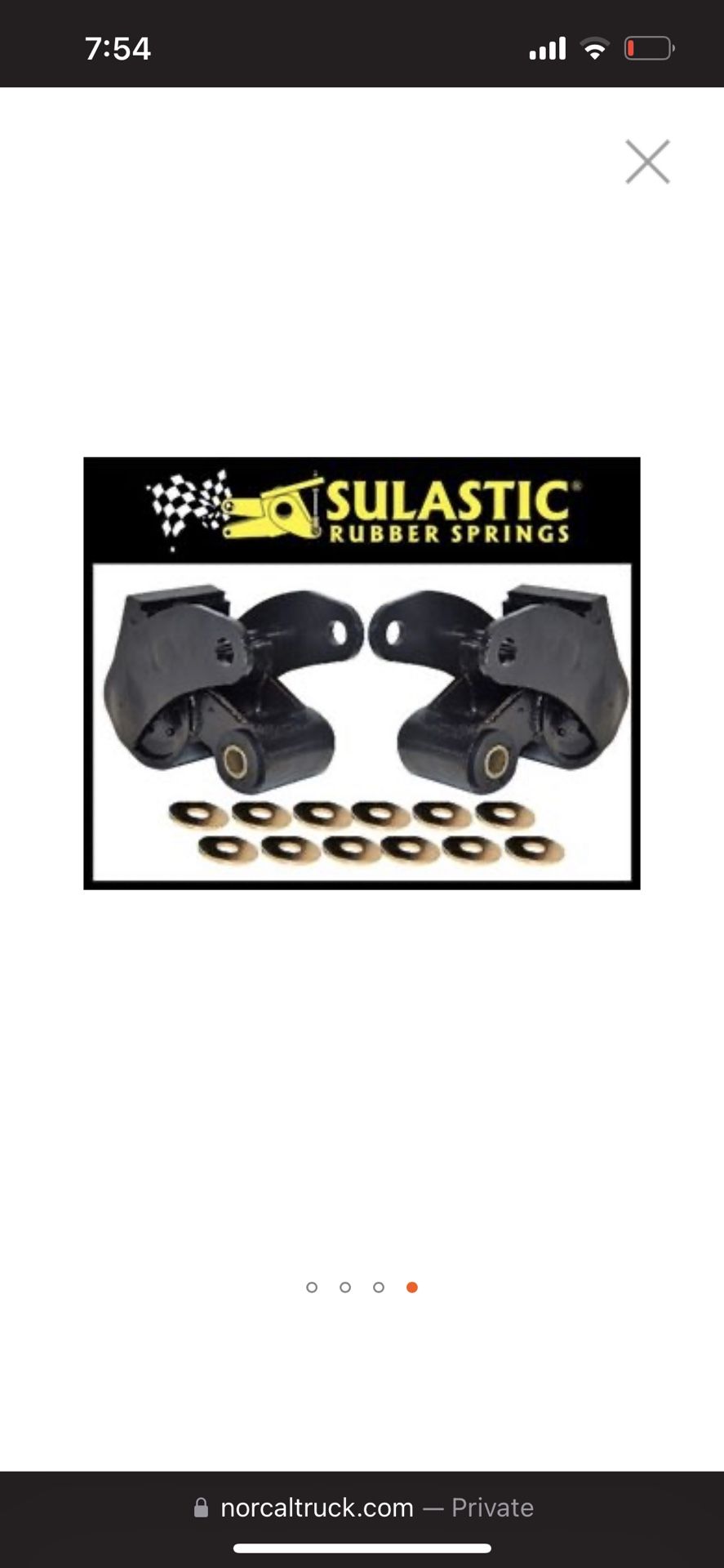 SA-06 New In Box Sulastic Shackles