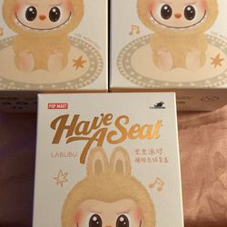 NEW SEALED Authentic Have A Seat and Exciting Macaron Labubu’s. 