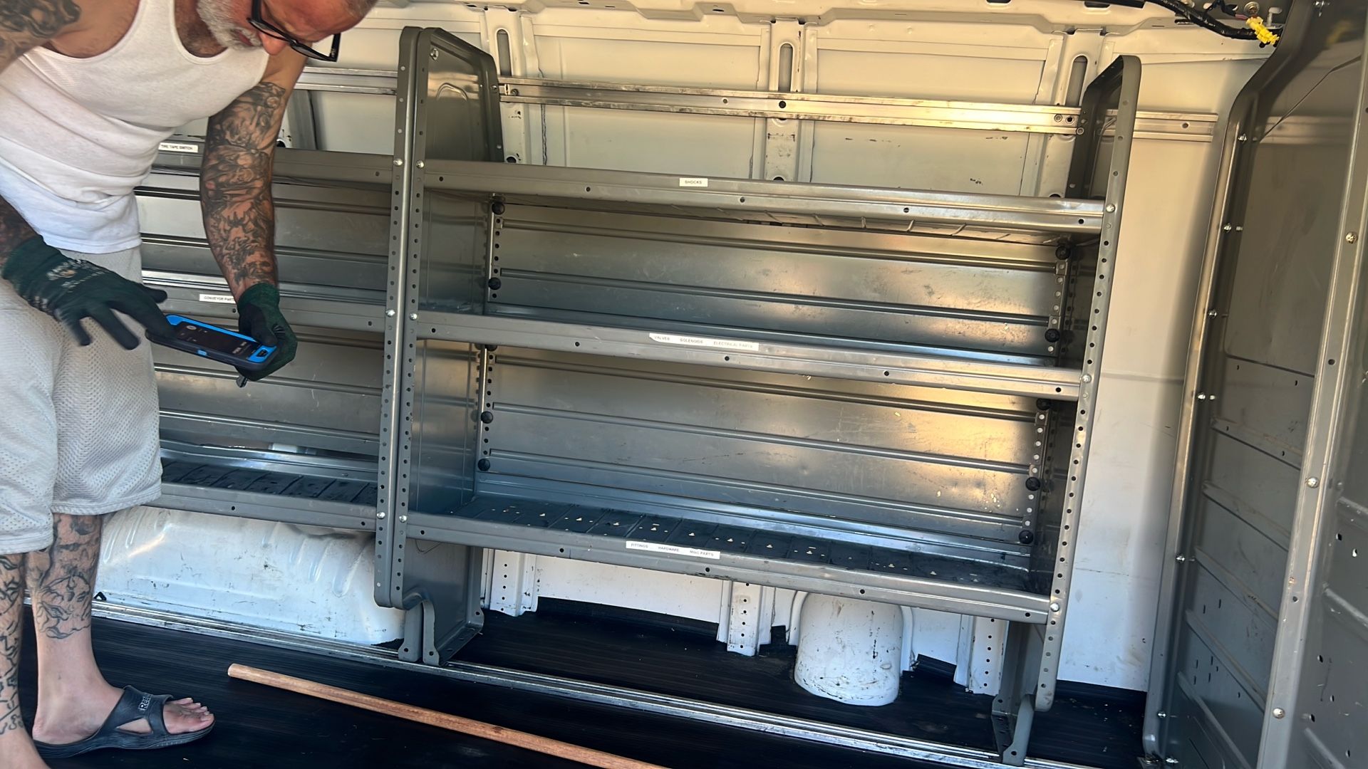Shelves For A Van Chevy Express, Ford Nissan NV