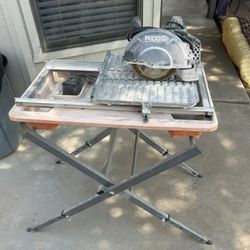 Rigid 7” Tile Wet Saw