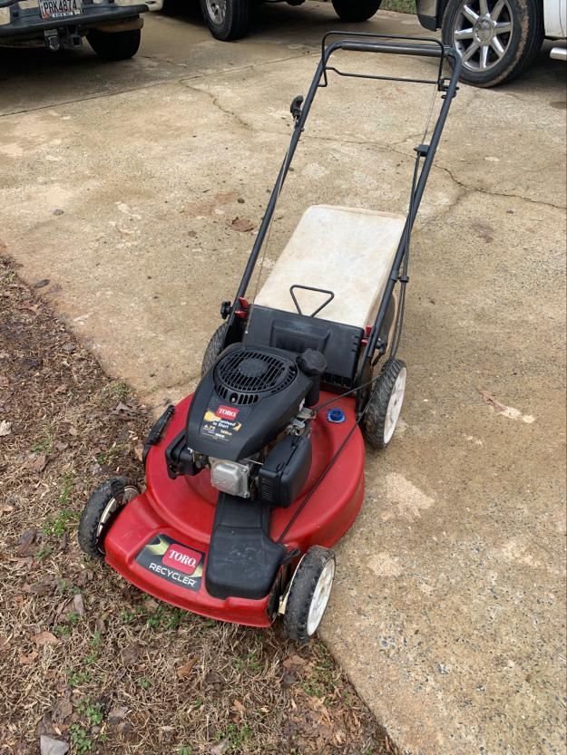 toro self propel mower