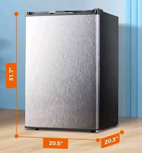 Kismile Mini Stainless Steel Refrigerator