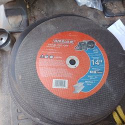 (10) Diablo 14" Cutting Wheel Discs