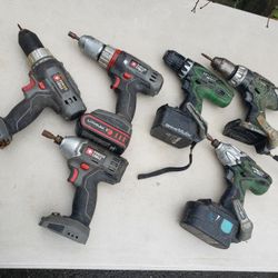 Hitachi and  Porter Cable Cordless Tools 