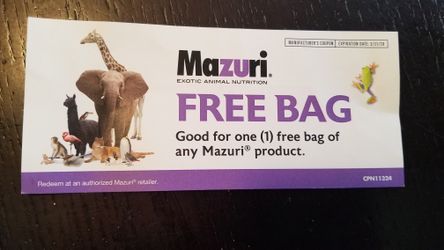 Mazuri- exotic animal food