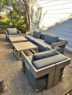 Modern outdoor set