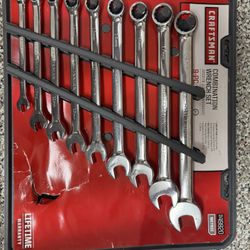Craftsman 9 Piece Metric Wrench Set