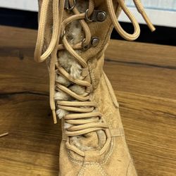 A Beautiful Woman Pair Of Boots