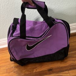 Nike Purple Duffel Bag 