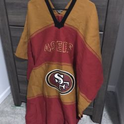 49ers Poncho. Never Worn 