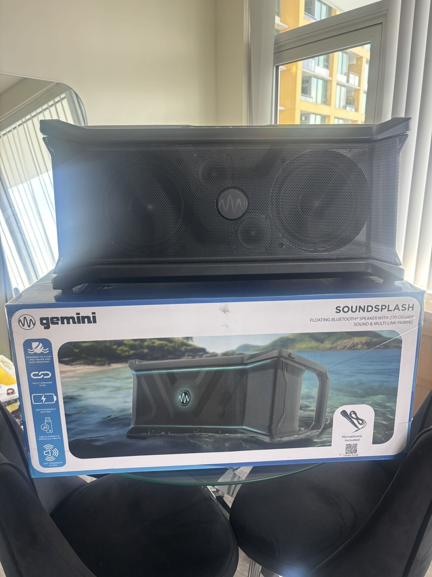 Gemini Soundsplash Bluetooth Speaker