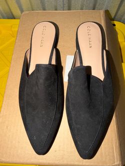 Cole Haan Piper Mule Women's Shoes Black Suede : 7.5 B - Medium