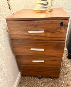 Wood Filing Cabinet