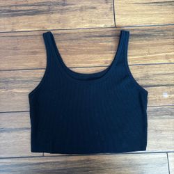 Black Tank Top Cropped