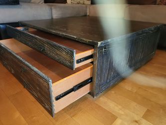 Broyhill Square Coffee Table with Drawers