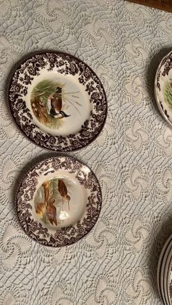 Spode Woodland Set of two plates