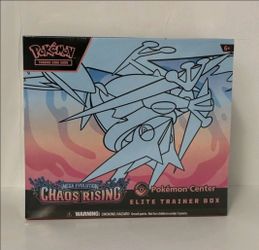 Pokemon TCG Mega Evolution Chaos Rising Pokemon Center ETB New Factory Sealed