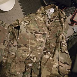 Army Combat Uniforn Utility Coat Top
