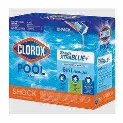 CLOROX Pool & Spa Shock XtraBlue+ Granules for Swimming Pools (12pk)