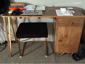 Wooden desk